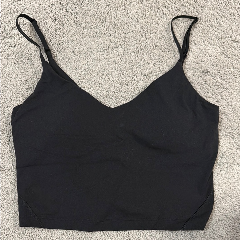 lululemon athletica Black Slim Tank Top
